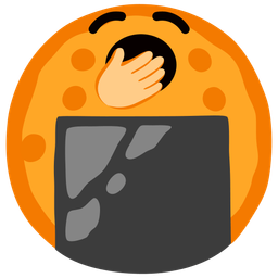 Rice cracker and Yawning face