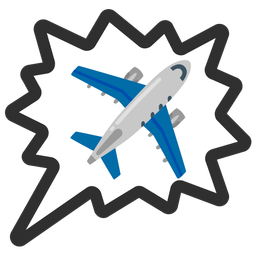 right anger bubble and airplane