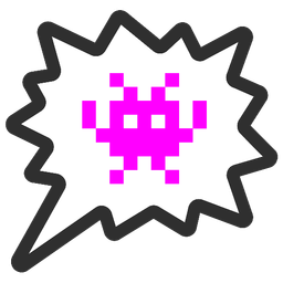 right anger bubble and alien monster