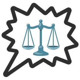 right anger bubble and balance scale