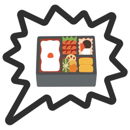 right anger bubble and bento box