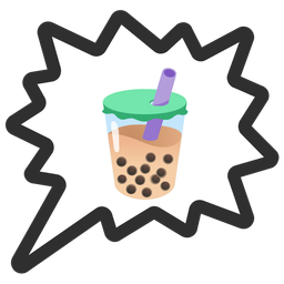 right anger bubble and bubble tea