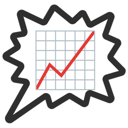 right anger bubble and chart increasing