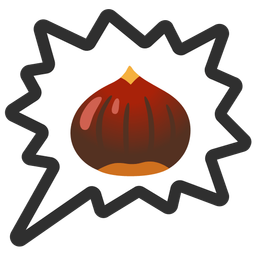 right anger bubble and chestnut