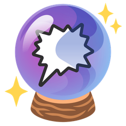 right anger bubble and crystal ball