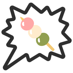 right anger bubble and dango