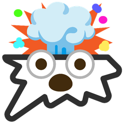 right anger bubble and exploding head