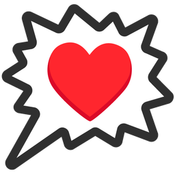 right anger bubble and heart suit