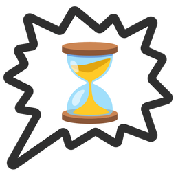 right anger bubble and hourglass not done