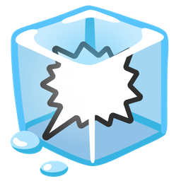 right anger bubble and ice