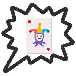 right anger bubble and joker