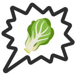 right anger bubble and leafy green