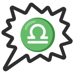 right anger bubble and Libra