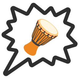 right anger bubble and long drum