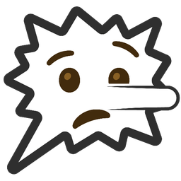 right anger bubble and lying face