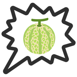 right anger bubble and melon