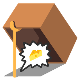 right anger bubble and mouse trap