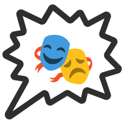 right anger bubble and performing arts