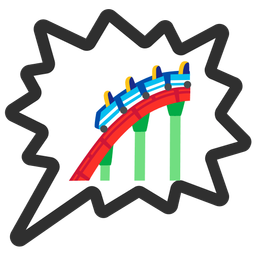 right anger bubble and roller coaster