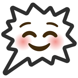 Right anger bubble and Smiling face