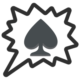 right anger bubble and spade suit