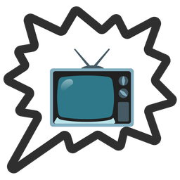 right anger bubble and television