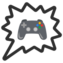 right anger bubble and video game