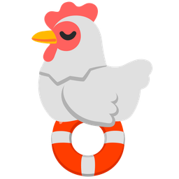 ring buoy and chicken