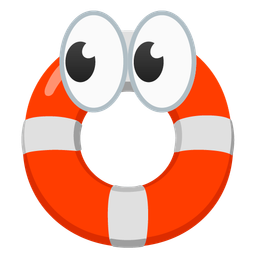 ring buoy and eyes