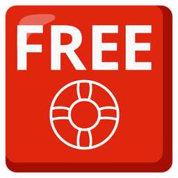 ring buoy and FREE button