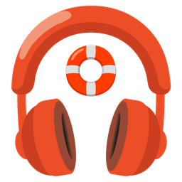 ring buoy and headphone