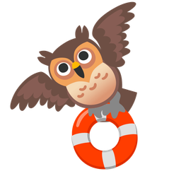 ring buoy and owl