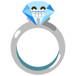 Ring and Beaming face with smiling eyes
