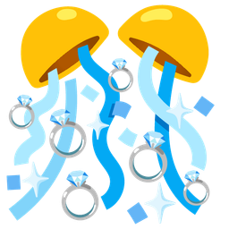 ring and confetti ball