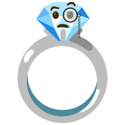 ring and face with monocle