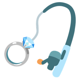 ring and fishing pole