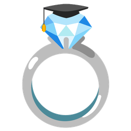 ring and graduation cap