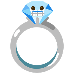 ring and grimacing face