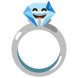 Ring and Grinning face with sweat