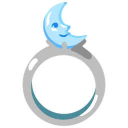 ring and last quarter moon face