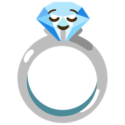 ring and relieved face