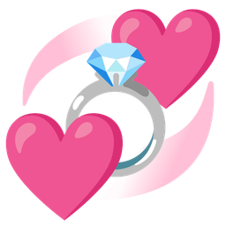 ring and revolving hearts