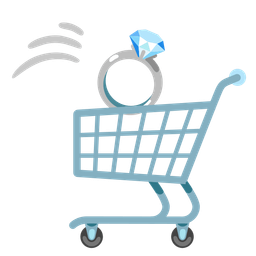 ring and shopping cart