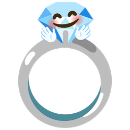 Ring and Smiling face with open hands