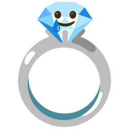 Ring and Smiling face with tear