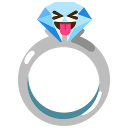 Ring and Squinting face with tongue