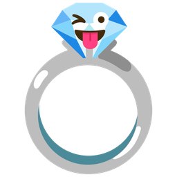 Ring and Winking face with tongue