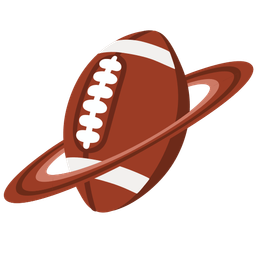 ringed planet and american football