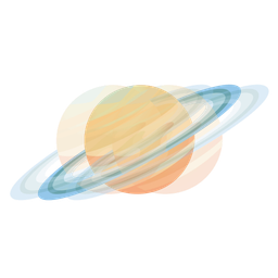 ringed planet and beating heart