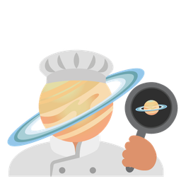 ringed planet and cooking